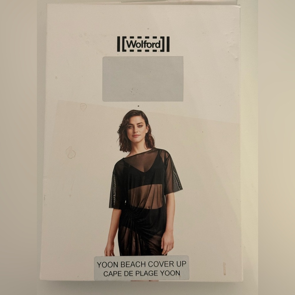 Wolford NWT Yoon Tulle Dress / Cover Up - Black size Small - Picture 7 of 9